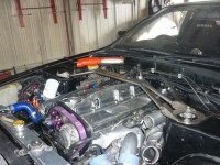 ３２GTR　RB28DETTエンジン積み込み完了。