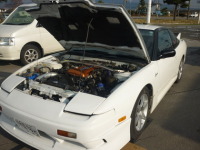 １８０SX　オイル・メンテナンス・車検上げでお預かり。