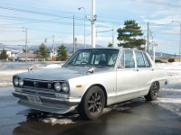 早起きオヤジ　GC10ハコスカ　昨日はDR30とツーショット。