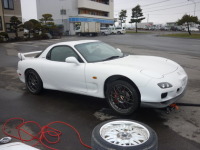 FD3S／RX７・パーツ取り外し作業。