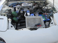 NCP95ヴィッツチューニング　エンジンおろし作業進行中！