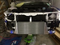 JZX100チェイサー トラスト 前置きインタークーラー取り付け!