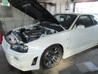 BNR34のECU/Linkのブーストコントローラー取付けと組立て配線が完了！