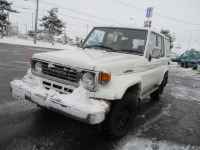 吹雪の中、PZJ77ランクルの整備と車検上げが完了！