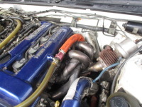 180SX SR20DET タービンウエストゲートEXステンマニ割れ溶接！