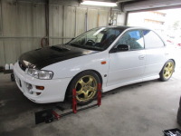 GC8インプレッサの整備点検と車検上げが完了！