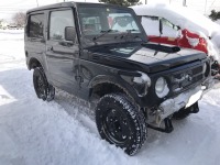 JA11ジムニー 単独横転事故で車体板金修理ご依頼！