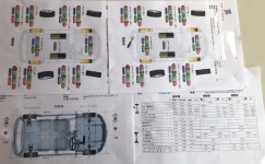 GVFインプレッサ 車高調/ホイール等取付後に4輪アライメント測定