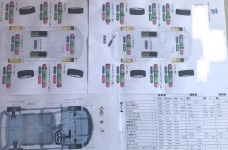 スバルWRX 車高調取り付け後のアライメント測定調整作業完了！