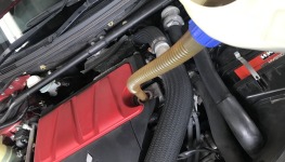ランサーエボリューションXのオイル交換/持ち込みエレメント交換