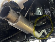 音量が大きい！アルトワークスの流用/社外マフラーを純正に交換！