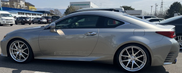 レクサスRCのユーザー車検代行＆エンジンオイル/エレメント交換