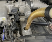 春メンテナンスでER34スカイライン4ドアのオイル/エレメント交換