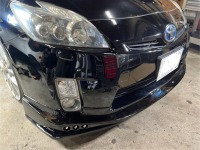 30系プリウスに持ち込みフロントスポイラー/リアスカート取り付け