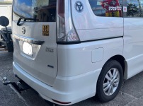 日産セレナに持ち込みソレックスヒッチメンバーを取り付け