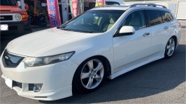 本格的な雪が降る前にアコードワゴンの車高上げ調整してクリアランスを確保