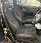 アルトターボRSに持ち込み純正流用レカロシートをローポジションにして取り付け