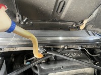 走行会に参加するMR-Sのエンジンオイル＆ミッション兼デフオイルを交換