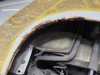 N-ONEの持ち込みシートカバー取り付け＆ボディ錆(複数箇所)を簡易修理