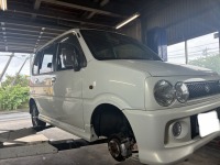 ムーヴの腐食進行酷いメンバーを溶接修理してユーザー車検代行完了！