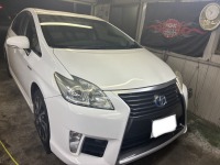 走行中に気付いた！急遽お立ち寄り頂いたプリウスのパンク修理！