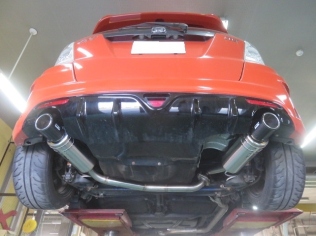 ホンダ フィットRS GE8 HKS Hi-Power SPEC-L ワンオフマフラー