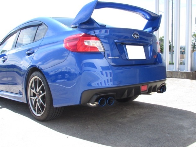 スバル WRX　STI VAB HKS スーパーターボマフラーTi-1取付