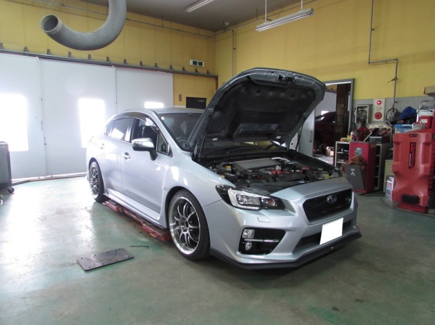 スバル ＷＲＸ ＳＴＩ ＶＡＢ ＨＫＳ ＥＸＨＡＵＳＴ ＥＣＵ ＰＡＣＫＡＧＥ取付