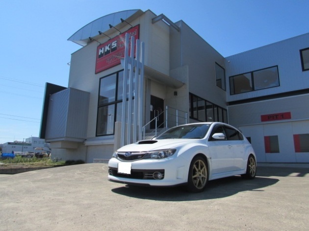 スバル インプレッサ WRX STI GRBマフラー交換 HKS LEGAMAX Premium