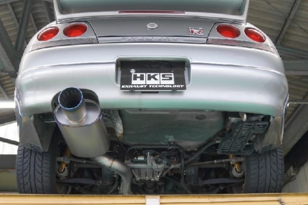 HKS新商品案内 SUPER TURBO MUFFLER Ti BNR32/BCNR33/BNR34 GT-R