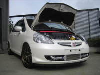 HKS  フィット　インタークーラーターボ