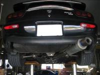 RX-7/FD3S HKS Vﾏｳﾝﾄ TO4Z仕様　ｽｰﾊﾟｰﾀｰﾎﾞﾏﾌﾗｰ取付