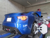 SUBARU　BRZ　4輪アライメント調整