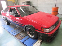 トヨタ レビン AE86 HKSオイル/エレメント交換