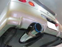 日産 スカイラインGTR BNR34 M-SPEC HKSスーパーターボマフラー取り付け