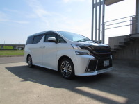 トヨタ　VELLFIRE　４ＷＤ HIPER MAXG取付､アライメント調整