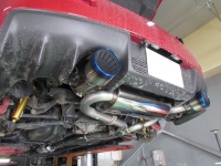 三菱 ランエボⅩ HKS SUPER TURBO MUFFLER / HIPERMAX Ⅳ GT 20SPEC 取り付け