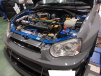 スバル インプレッサ GDB HKS Racing Pro 10W-50 オイル交換