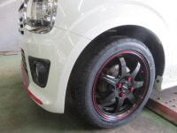 スズキ アルトRS HA36S BRIDGESTONE POTENZA Adrenalin RE004 タイヤ交換