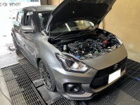 スズキ スイフトスポーツ ＺＣ３３Ｓ ３型 ＡＴ ＥＣＵ書き換え ＢＯＯＳＴＵＰ 現車セッティング　