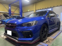 スバル ＷＲＸ ＳＴＩ Ｓ４ ＶＡＧ ＨＫＳハイパーマックス取付け＆４輪アライメント調整