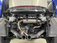 ホンダＳ６６０ ＪＷ５ ６ＭＴ軽量ステンレスマフラー ＨＫＳ Ｈｉ-Ｐｏｗｅｒ ＳＰＥＣ-Ｌ ＩＩへマフラー交換