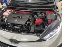 トヨタ ＧＲヤリス ＧＸＰＡ１６ Ｓｕｐｅｒ Ｔｕｒｂｏ Ｍｕｆｆｌｅｒ＆ＣＡＲＢＯＮ ＲＡＣＩＮＧ ＳＵＣＴＩＯＮ取付け