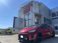 トヨタGRヤリス ＧＸＰＡ１６ ＨＫＳインタークーラー用パイピングキット＆スーパーＳＱＶ４取付け
