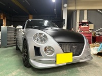 DAIHATSU　コペンL880K　エアロボンネット取り付け