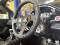 ホンダS660 JW5 6MT MOMO300Φステアリング交換＆ワークスベルラフィックスⅡ取付け