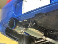 スバル インプレッサWRX GDB SUPER TURBO MUFFLER /HKSメタルキャタライザー取付
