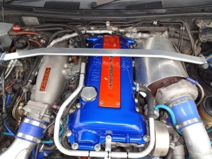 シルビア　S14　SR20DET　ヘッド載せ替え完成　(#^_^#)