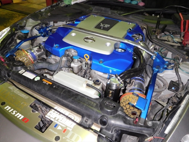 フェアレディZ Z33 VQ35HR エンジン始動しました。｜車のチューニング