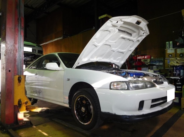 インテグラ DC2 B18C エンジンオイル交換と現車セッティングへ ｜車の